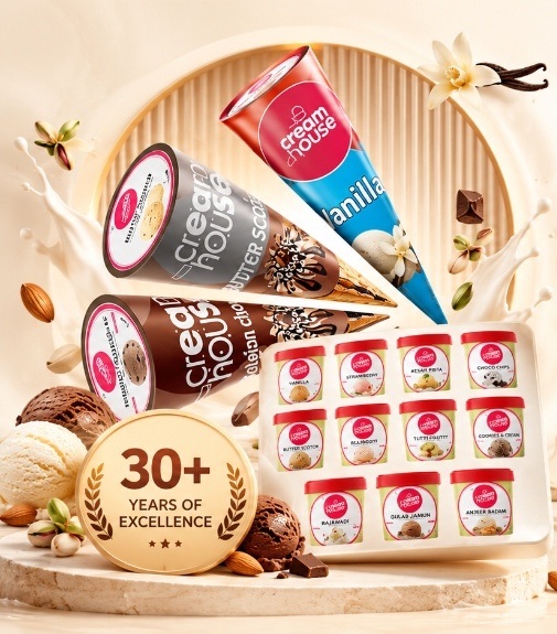 Cream House Cones, Tubs, and 30+ Years Heritage Showcase